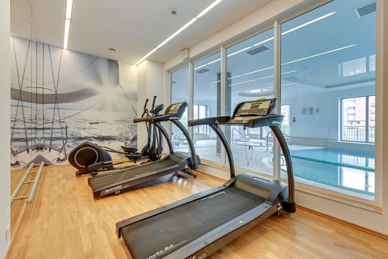 Apartments Waterlane Island Pool & Gym Spa Гданьск Экстерьер фото